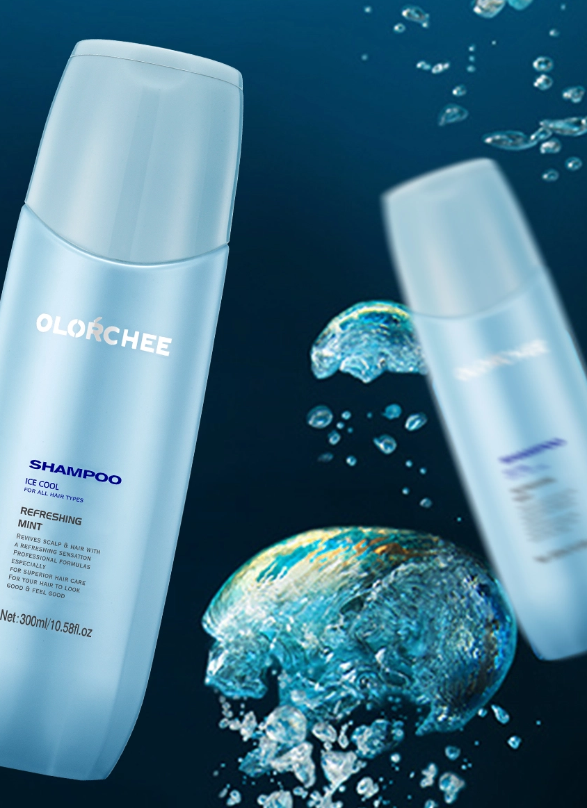 OLOŔCHEE Refreshing Ice Cool Shampoo with Menthol Extract 