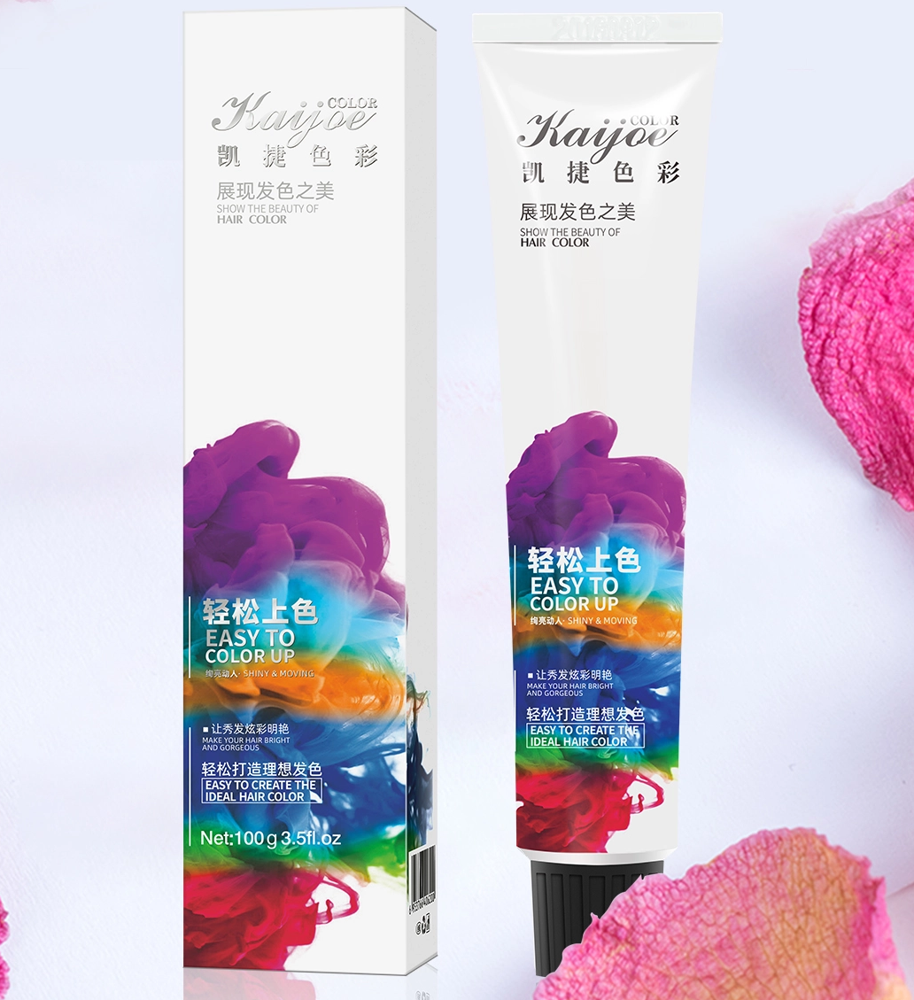 Derwei Salon Use Permanent Dye Hair Color Cream 