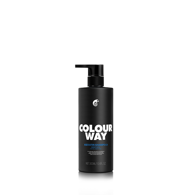 COLOURWAY Menthol Keratin Shampoo for All Hair Types for Aldult