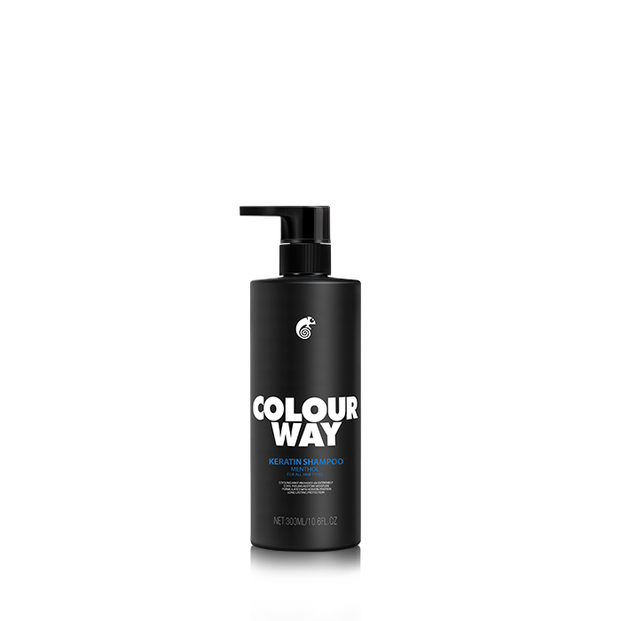 COLOURWAY Menthol Keratin Shampoo for All Hair Types for Aldult