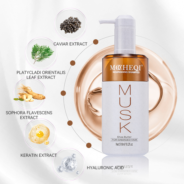 MOCHEQI Private Label Organic Argan Oil Sulfate Free Moisturizing Shampoo Nourishing Repairing Anti‑Frizz For Dry Damaged Hair 