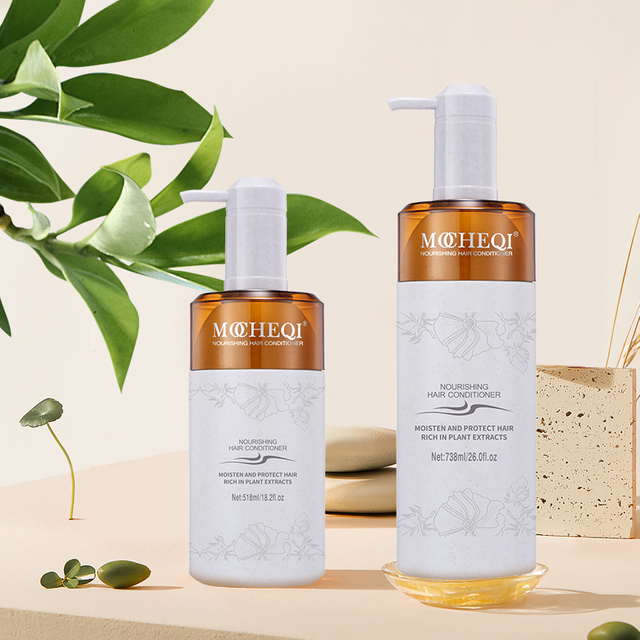 MOCHEQI Private Label Natural Organic Nourishing Moisturizing Smoothing Hair Care Shampoo And Conditioner Set For Salon Use