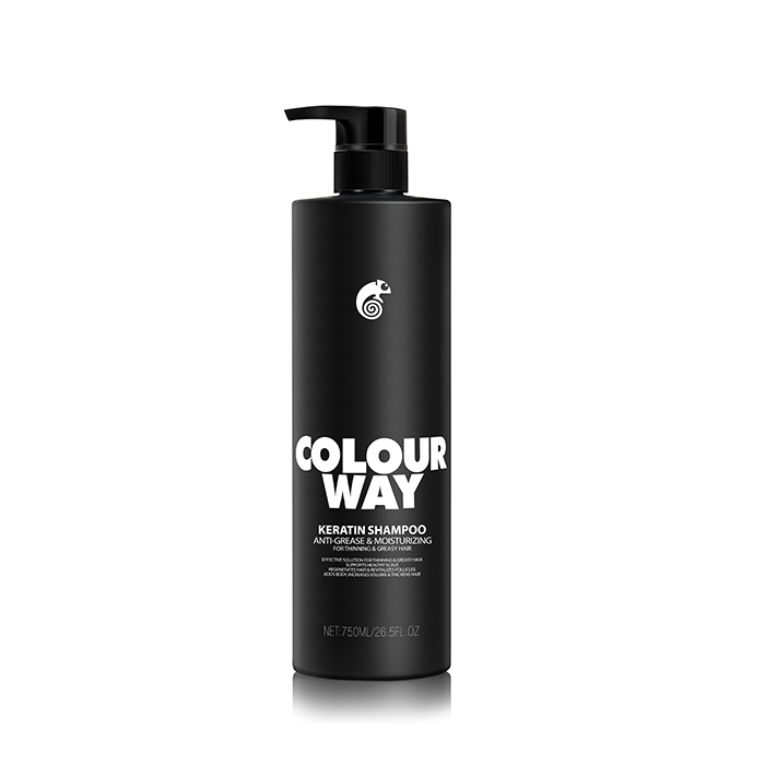 COLOURWAY Keratin Anti Grease & Moisturizing Shampoo for Oily Hair