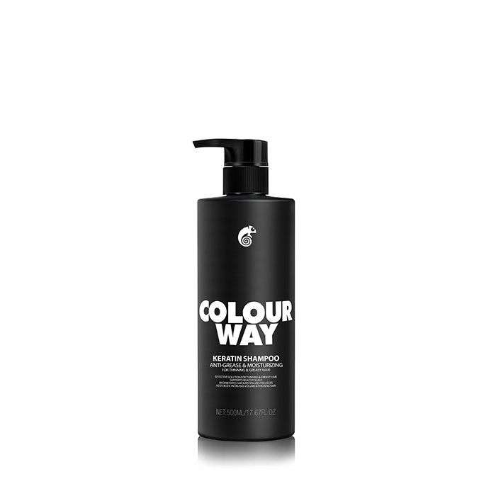 COLOURWAY Keratin Anti Grease & Moisturizing Shampoo for Oily Hair