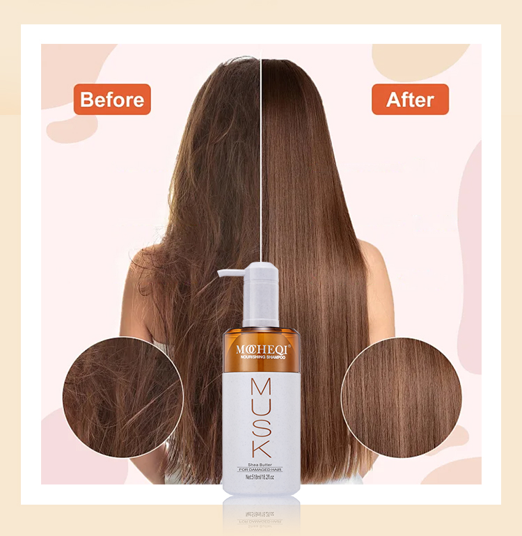 MOCHEQI Private Label Organic Argan Oil Sulfate Free Moisturizing Shampoo Nourishing Repairing Anti‑Frizz For Dry Damaged Hair 