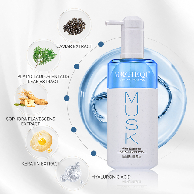 MOCHEQI Sulfate Free Mild Organic Nourishing Moisturizing Anti-Dandruff Hair Shampoo For Salon Use Wholesale