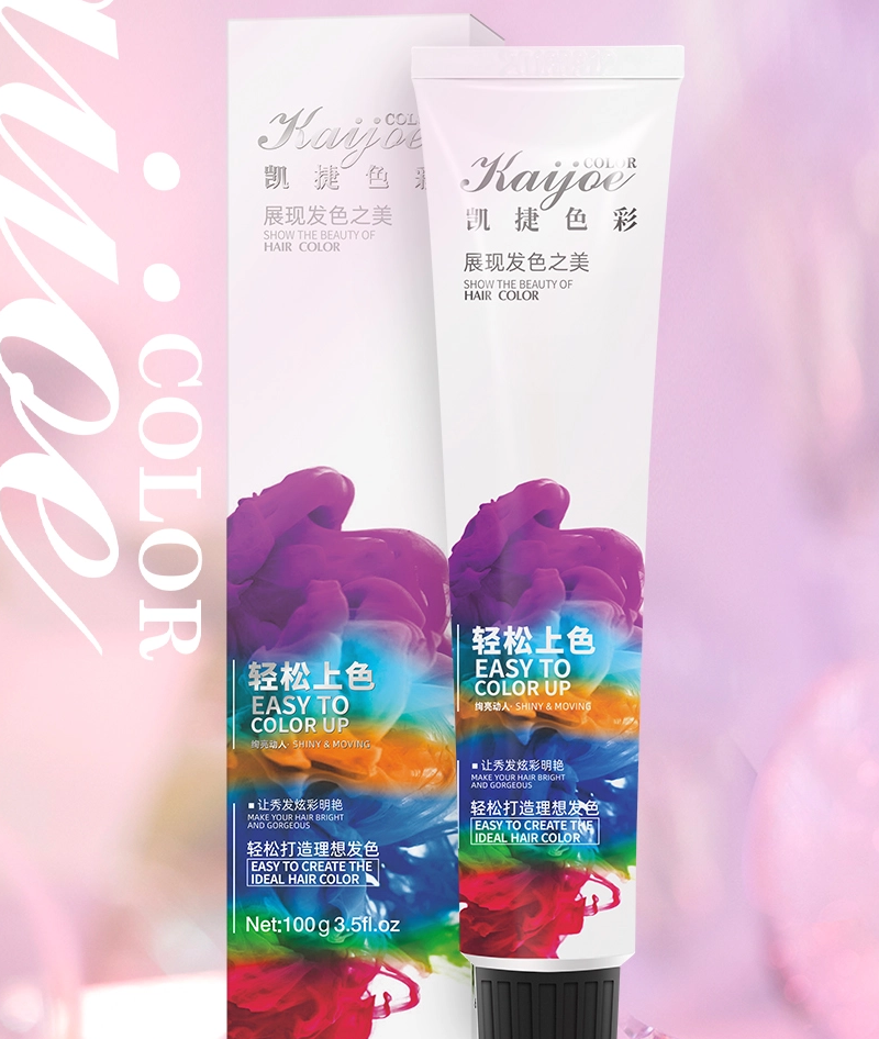 Derwei Salon Use Permanent Dye Hair Color Cream 