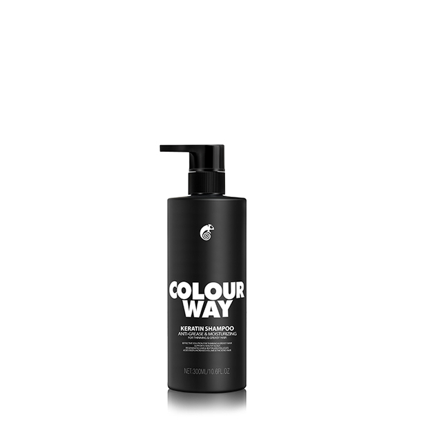 COLOURWAY Keratin Anti Grease & Moisturizing Shampoo for Oily Hair